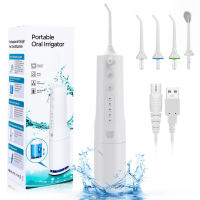 XIAOMI (เคล็ดลับแปรงสีฟันฟรี) 360 ml IPX7 กันน้ำแบบพกพา Oral Irrigator USB ชาร์จทันตกรรม Irrigator Water Flosser ฟัน Pick Flosser Water Jet Waterpik Water pik Teeth Cleaner ไหมขัดฟัน