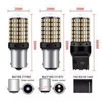 5ชิ้น C An BUS 3014 144smd LED หลอดไฟเลี้ยวแสง BA15S PY21W 1157 BAY15D 7440เบรกหลอดไฟ