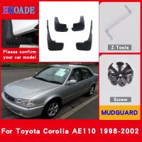 แผ่นบังโคลนรถยนต์สำหรับ Toyota Corolla 2002-1998 Toyota Corolla AE110บังโคลนอุปกรณ์กันชนรถแผ่นกันกระเซ็นที่ปัดโคลนแผ่นบังโคลนรถ