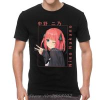 คุณภาพดีผู้ชายเสื้อยืด Quintessential Quintuplets Tshirt Streetwear Tee Tops ผ้าฝ้าย T เสื้อแขนสั้น Nino Nakano 5 Toubun ไม่มี Hanayome เสื้อยืด