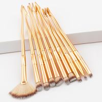 10pcs Luxury Gold Makeup Brushes Sets Foundation Powder Blush Eyeshadow Concealer Lip Eye Brush Cosmetics Maquiagem Beauty Tools Makeup Brushes Sets