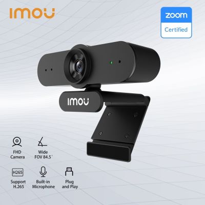ZZOOI IMOU UC300 Webcam 1080P Full HD Web Camera With Microphone USB Plug Web Cam For PC Computer Mac Laptop Desktop Live Broadcast