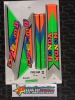 สติ๊กเกอร์ DREAM II ดรีม ลายแต่ง สีดำ ปี 1990