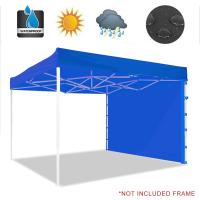 sell well feytu308 - / กลางแจ้งพับเต็นท์ผ้าด้านข้างผนังกันฝนกันน้ำเต็นท์ศาลาสวน Shade Shelter ผนังด้านข้างโดยไม่ต้องหลังคาด้านบนแอมป์; กรอบ