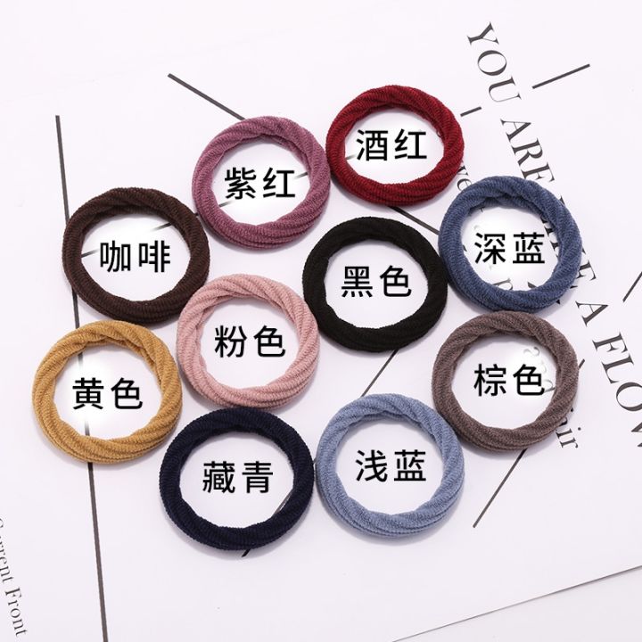 cod-elastic-hair-adult-seamless-ring-black-rubber-band-thickened-head-korean-version-of-female-headwear-wholesale
