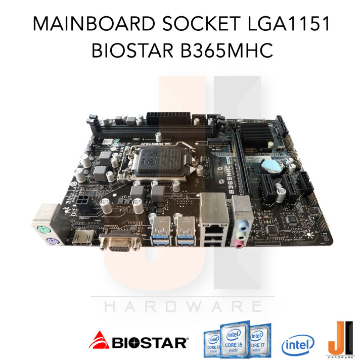 mainboard-biostar-b365mhc-lga1151-รองรับ-core-i-gen-8xxx-และ-gen-9xxx-มือสองสภาพดีมีการรับประกัน