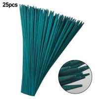 25pcs Green Flower Sticks Bamboo Split Canes Plant Support For Flowers Garden Climbing Plant Orchid Tomato