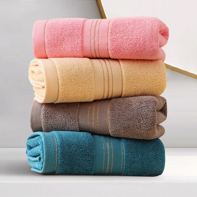 ✟▲ Towels for household use soft absorbent and lint resistant pure cotton face towels adult face towels