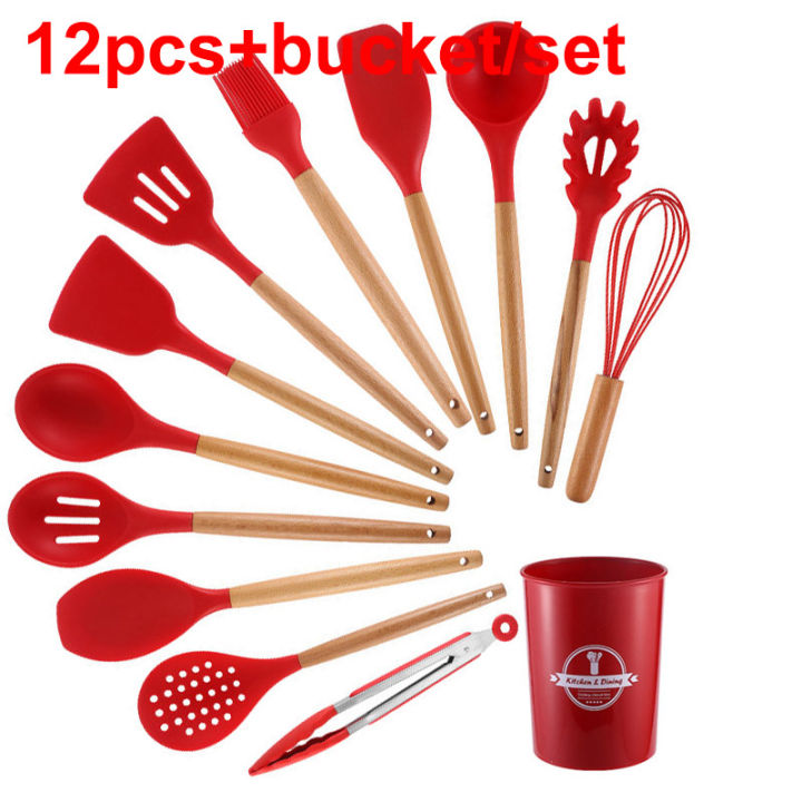 silicone-kitchen-cooking-utensils-tools-set-non-stick-kitchenware-cookware-kitchen-accessories-gadgets-appliances