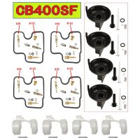 ❇☼☄ CB400 NC31 Carburetor Repair Kit CB400SF V-TEC Rebuild Motorcycle Needle Jet Float Parts 1992-1998