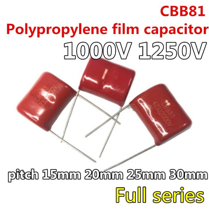 10pcs-10mm-15mm-1000v-1250v-cbb81-polypropylene-film-capacitor-103j-183j-222j-392j-472j-562j-682j-822j-10nf-2-2nf-3-9nf