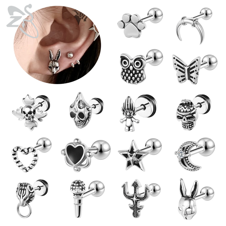 925 Sterling Silver Cartilage Hoop Earrings - Small Helix Piercing Jewelry  for Women & Teens - Walmart.com