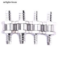 【คุณภาพสูง】【art One Way 6/8/10/12mm 4 Size Aluminium Alloy Fuel Non Return Check Valve .