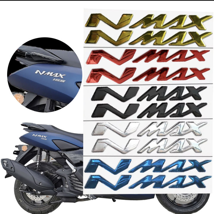 For Yamaha Nmax Series Nmax V Emblem Visor Sticker Motorcycle Logo