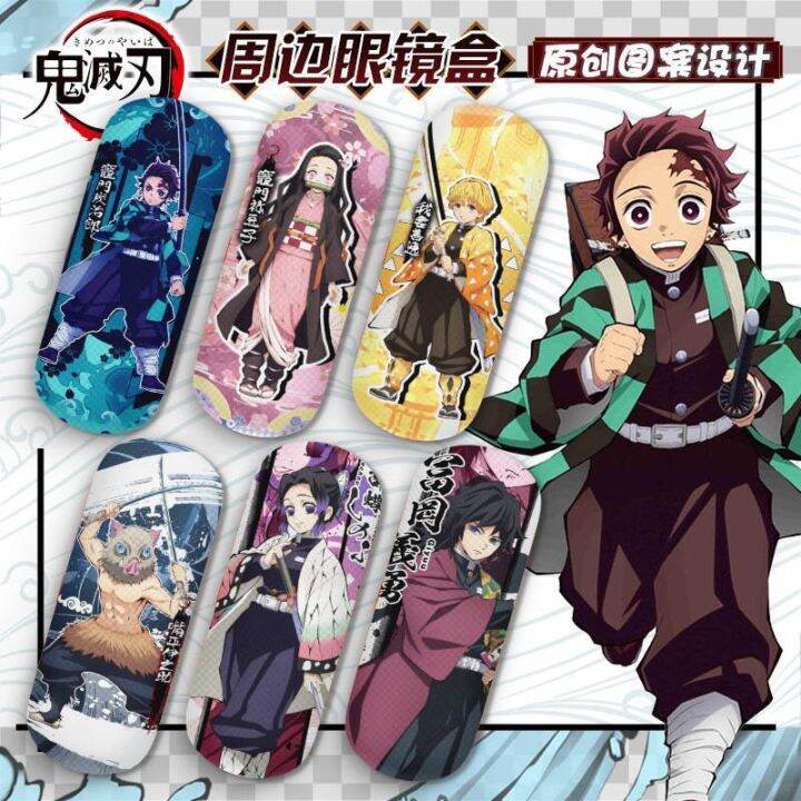 กล่องแว่นตาลายkimetsu-no-yaiba-ดาบพิฆาตอสูร-งานสวยมากๆ-สกรีนชัด-สีสวยคม