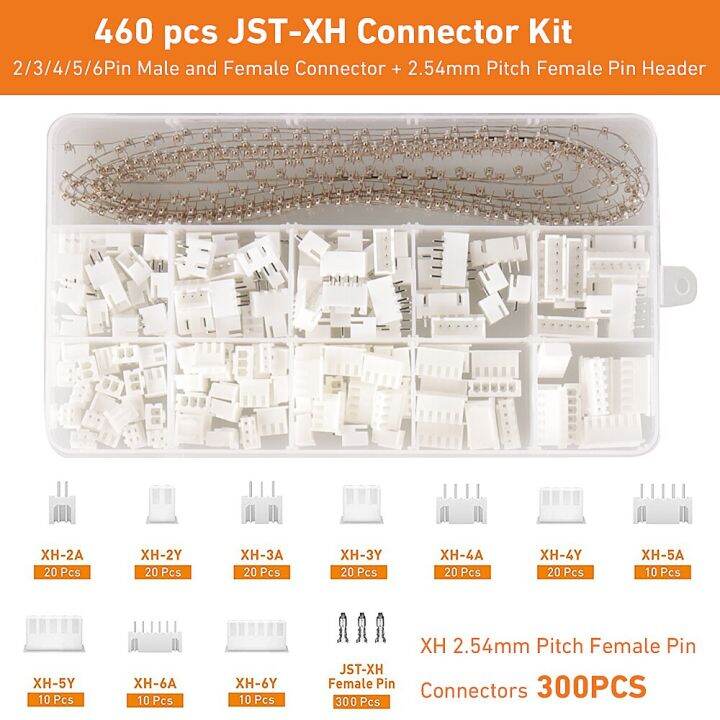 เครื่องมือจีบหรือชุดตัวเชื่อมต่อ-jst-ชุดคีมย้ำสำหรับตัวเชื่อม-jst-xh-2-54มม-ชุดอะแดปเตอร์ตัวเชื่อม-jst