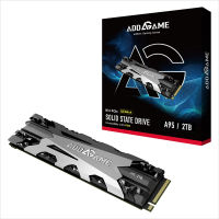 addlink Addgame PS5 Compatible A95 2TB 7400 MB/s Read Speed Internal Solid State Drive - M.2 2280 PCIe NVMe 1.4 Gen4X4 3D TLC NAND SSD with Heatsink (ad2TBA95M2P) A95 With Heatsink 2TB