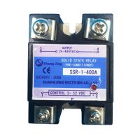 คุณภาพดีชื่อเสียง Solid State Relay 40a 60a 80a Single Phase Industry Class Ssr เอาต์พุตจริง35 ~ 480vac อินพุต3 ~ 32vdc