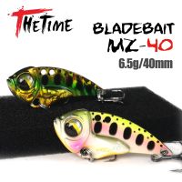 hot！【DT】 THETIME 2022 New MZ40 Metal VIB Ratlin 40mm 6.5g Jig Bait Vibrators Cicada Pike Perch Crappie Bass Fishing