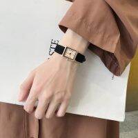 Square watch for women 2021 new style for middle and high school students Korean version simple temperament compact forest style ins college style