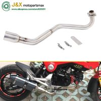 Motorcycle exhaust muffler contact middle middle pipe For honda grom M3 MSX 125 MSX125 GROM slip-on without exhaust