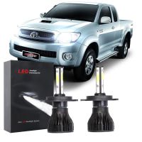 ชุดหลอดไฟฮาโลเจน LED 6000K สูงต่ํา แบบเปลี่ยน สําหรับ Toyota Hilux Vigo Revo 2005-2017 2 ชิ้น