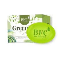 สบู่ชาเขียว บีเอฟซี BFC Greentea Soap ( 1 ก้อน )