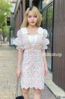 Guipure Lace Dressเดรสลูกไม้ แขนผ้าแก้ว มีซิปซ่อนและซับในเต็มตัว เรียบหรูดูมีคลาสค่ะ งานเป๊ะ ตรงปก อกเสริมฟองน้ำ                                                     … งานป้าย Rose shop เลยจ้าา