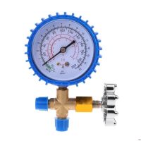 220psi Ootdty 500psi เครื่องปรับอากาศการเติมสารทำความเย็นเกจวัดความดัน Manometer