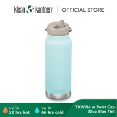 Klean Kanteen 20 oz TKWide Insulated Water Bottle with Twist Cap, Sea Spray