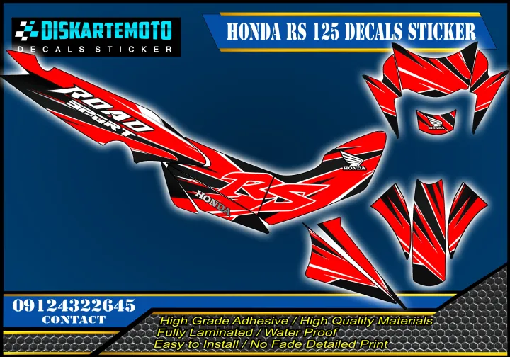 Rs 125 Decals Sticker | Lazada PH