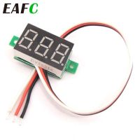 EAFC มินิ0.36นิ้ว DC 0-100V 3บิตดิจิตอลสีแดงจอแสดงผล LED แผงแรงดันไฟฟ้ามิเตอร์โวลต์มิเตอร์ทดสอบ