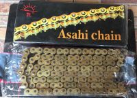 โซ่525-120DLโอริงสีทอง X*ring Asahi Chain  ใช้ได้กับ BIG BIKE