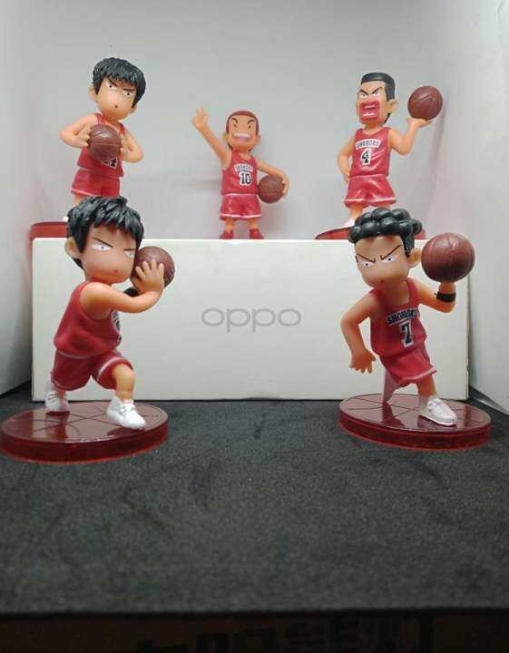 Shohoku Slam Dunk set of 5 mini figurines | Lazada PH