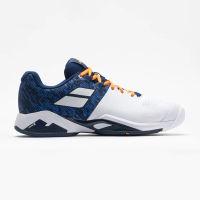 Babolat รองเท้าเทนนิสผู้ชาย Propulse Blast All Court Mens | White/Dark Blue ( 30S22442 )