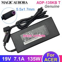 อะแดปเตอร์ ADP-135KB T 19V 7.1A 135W ของแท้สำหรับ ACER ASPIRE 7 A717 A715ไนโตร V15 VN7-592G ASPIRE VN7-592G Charger Laptop