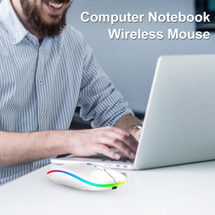 tcjj-tablet-phone-computer-bluetooth-wireless-mouse-rechargeable-charging-luminous-2-4g-usb-wireless-mouse-portable-mouse