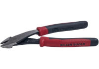 Klein Tools J248-8 Pliers, Diagonal Cutting Pliers with Angeled Head, Short Jaws, High-Leverage Design, 8-Inch