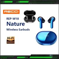 RECCI RER-W18 หูฟังบลูทูธ Nature Wireless Earbuds หูฟังไร้สายใหม่ล่าสุด​ ของแท้100%