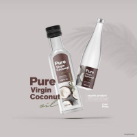 Pure virgin coconut oil น้ำมันมะพร้าวสกัดเย็น เพียวเวอร์จิ้น น้ำมันมะพร้าวบริสุทธิ์100% [250ML /1ขวด]