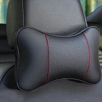 Hot 2PCS Breathable รถคอหมอน Pu หนังหัวคอสนับสนุน Protector Universal Headrest พนักพิงเบาะอุปกรณ์ตกแต่งภายใน