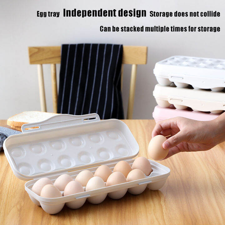 kitchen-refrigerator-fresh-keeping-box-refrigerator-egg-storage-solution-buckle-type-egg-storage-box-divided-egg-tray-egg-grid-with-lid