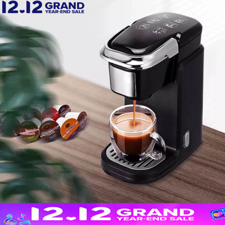American Capsule Coffee Machine Automatic Tea Machine for KCup capsule& Ground Coffee, tea