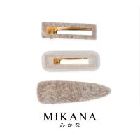 Mikana กิ๊บติดผมสีทองสำหรับผู้หญิง,ปิ่นปักผมแบบหนีบเนคไทอุปกรณ์ริบบิ้นสำหรับชุดหนีบผม