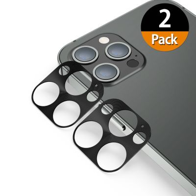 For iPhone 11 12 Pro X XR Xs Max Mini Camera Lens Protector [2 Pack] Aluminum Alloy Back Camera Lens Screen Cover Case Shield