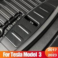 For Tesla Model3 Model 3 2017- 2021 2022 2023 Front Trunk Panel Bumper Protection Patch Stickers Engine Box Cover Accessories