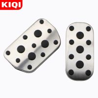 KIQI AT Car Pedals Case for Toyota Hilux Revo 2015 - 2021 Accelerator Gas Pedal Brake Pedal Covers Stainless Steel Accessories