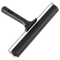 8-Inch Rubber Roller Brayer Roller Brush For DIY Art Craft Painting Print Printmaking Ink And Stamping