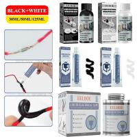 Black White Liquid Insulating Tape Repair Rubber Electrical Wire Cable Coat Fix Line Glue Wide Range Liquid Insulation Paste Adhesives Tape