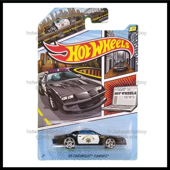 Hot Wheels 85 Chevrolet Camaro HW 2020 Police Series 1/5 Walmart Exclusive  Black Police US Muscle Car | Lazada